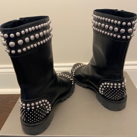 Alexander McQueen Studded Ankle Boots - Picture 7 of 11